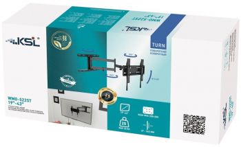 KSL с углом наклона для ТВ 19-43