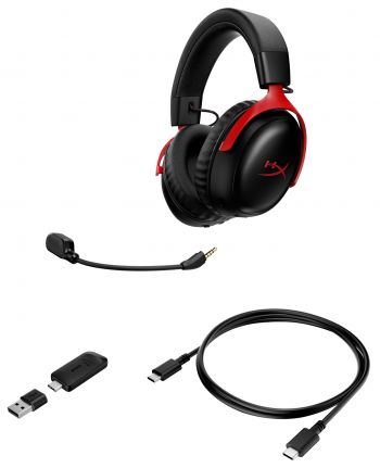 Ігрова гарнітура HyperX Cloud III S Black-Red (A59Z0AA) Ігрова гарнітура HyperX Cloud III S Black-Red (A59Z0AA) | Фото 8