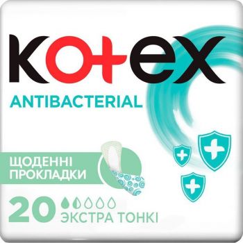 Kotex Antibac Extra Thin 20x12 (5029053549132) | Фото 11