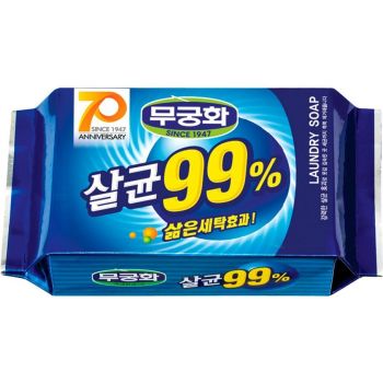 Мило для прання MUKUNGHWA 99% Sterilization Laundry Soap 99% антибактеріальне 230г (8801173400350) | Фото 1