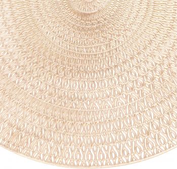 Килимок сервірувальний ARDESTO, 38см, ПВХ, круглий, золотистий (AR3327G) | Фото 2