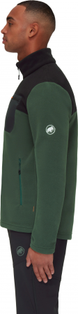 Флісова кофта чоловіча Mammut ( 1014-04380 ) Innominata ML Jacket 2024 Woods-Black XL зелений | Фото 3