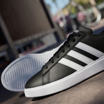 Кеди чоловічі ADIDAS Grand Court 2.0 GW9196 46 (11 UK) чорний (4065426234008) | Фото 1