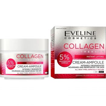 Купить крем для лица Крем для обличчя Eveline Collagen Therapy омолоджуючий 50 мл (5903416070535) | Фото 1