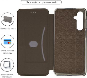 Чохол-книжка ArmorStandart G-Case для SAMSUNG A16 4G (A165) Black (ARM80129) | Фото 3
