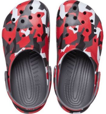 Крокси для хлопчиків Crocs Classic Geo Camo Clog K SGy/Mlti 211171-0IE 32-33 (J1 US) темно-сірі Крокси для хлопчиків Crocs Classic Geo Camo Clog K SGy/Mlti 211171-0IE 32-33 (J1 US) темно-сірі | Фото 4