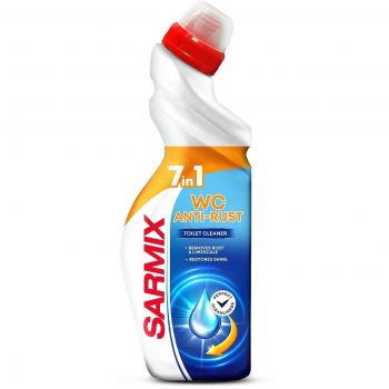 Засіб для чищення сантехніки Sarmix антиіржа 750 мл (4820268103895) | Фото 1