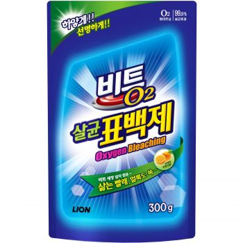 Відбілювач Lion Beat O2 кисневий 300 г (8806325612735) | Фото 1