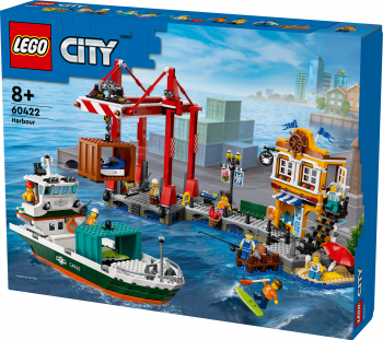 Конструктор LEGO City Морська гавань з вантажним судном (60422) | Фото 6