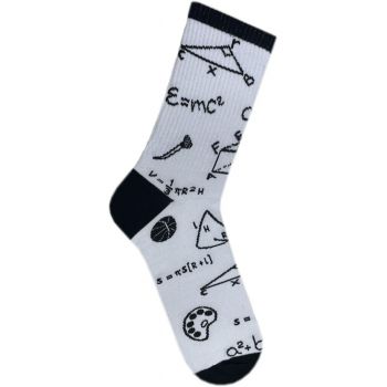 Шкарпетки чоловічі Premier Socks 42-43 1 пара чорно-білі з принтом (4820163317953) | Фото 1
