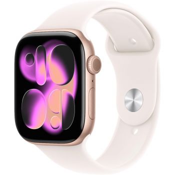 Смартгодинник APPLE Watch Series 11 GPS 42mm Rose Gold Aluminium Case with Light Blush Sport Band - M/L (MEU44RK/A) Купить умные часы Смартгодинник APPLE Watch Series 11 GPS 42mm Rose Gold Aluminium Case with Light Blush Sport Band - M/L (MEU44RK/A) | Фото 3
