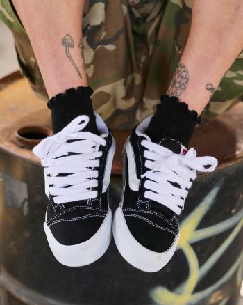 Кеди низькі Vans Knu Skool VN0009QC6BT1  (5,5 US) чорні (VX999-55) | Фото 15