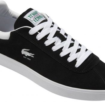 Кеди чоловічі Lacoste Baseshot 746SMA0065-312 44 (9.5 UK) чорні (746SMA0065312T95) | Фото 6