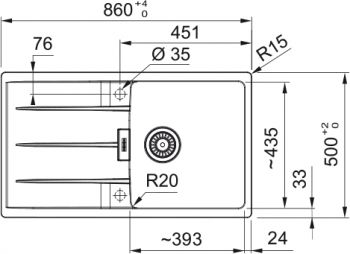 Мийка кухонна FRANKE Centro онікс (114.0701.823) Купить кухонную мойку Мийка кухонна FRANKE Centro онікс (114.0701.823) | Фото 3