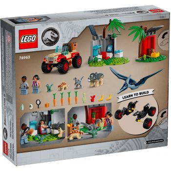 Купить конструктор Конструктор LEGO Jurassic World Центр порятунку малюків динозаврів (76963) | Фото 1