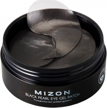 Патчі гідрогелеві Mizon Black Pearl Eye Gel Patch з екстрактом чорних перлів 60шт (8809579273141) | Фото 6