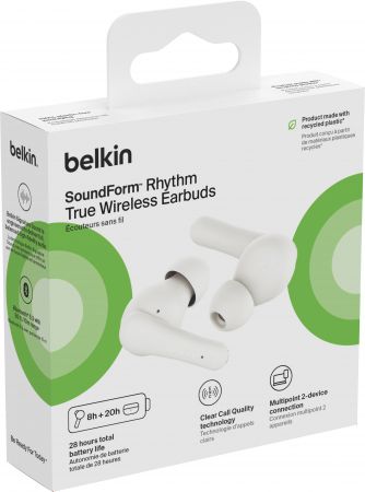 Навушники BELKIN Soundform Rhythm True Wireless White (AUC012BTWH) | Фото 7