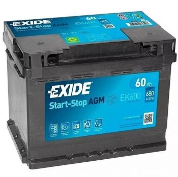 Автомобільний акумулятор Exide 60Ah-12v AGM, R+, EN680 (52371131559) | Фото 1