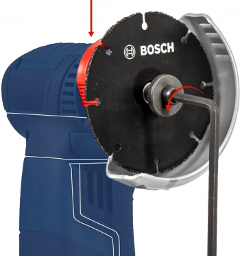 Купить диск отрезной Диск відрізний BOSCH Rapido Multi Construction 125x1мм (2.608.602.385) | Фото 2