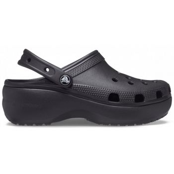 Крокси жіночі Crocs Classic Platform Clog 206750-001 37-38 (W7) чорні (191448678385	) | Фото 1