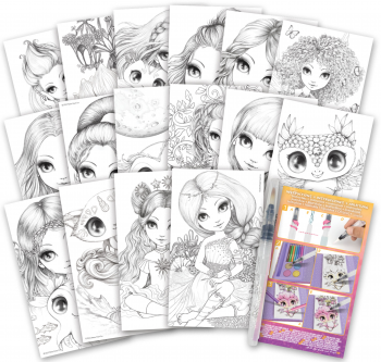 Набір для творчості Nebulous Stars – Розмальовка з Водою, Білі Листи: Візьми в Дорогу (11452) | Фото 8