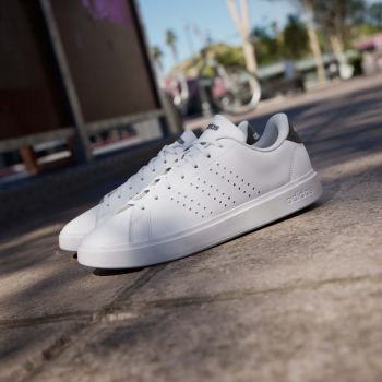 Кеди чоловічі Adidas Advantage 2.0 IF1661 40 2/3 (7 UK) білі/чорні | Фото 6