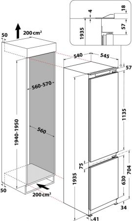 Холодильник Whirlpool WHC20D023B1SF | Фото 9