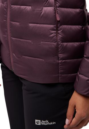 Пуховик жіночий Jack Wolfskin Passamani Down Hoody W Rds A61833_I0116 XS сливовий (4064886584951) | Фото 5