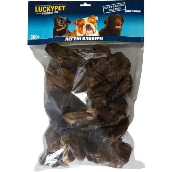 Ласощі для собак Lucky Pet Легені 300 г (4820224210643) | Фото 1