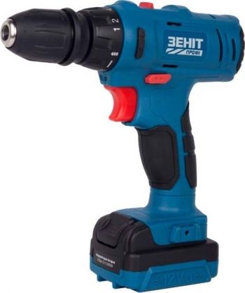 Шурупокрут-дриль акумуляторний Зеніт Профі ЗПША-12/15 DFR/B 12В 2х1.5А·год (853794) | Фото 4