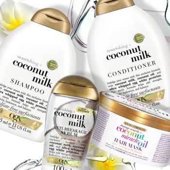 Маска для зміцнення волосся OGX Coconut Miracle Oil 300мл (3574661685168) | Фото 3