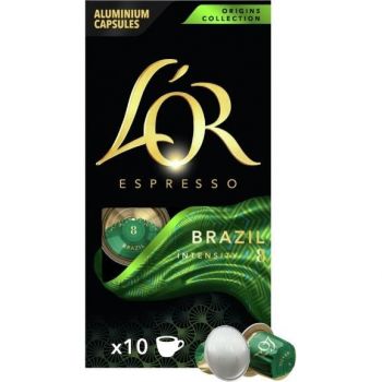 Кава L`OR капсули Espresso Brazil Origins Collection, 100% арабіка , 10шт, Nespresso (8711000573501) | Фото 1