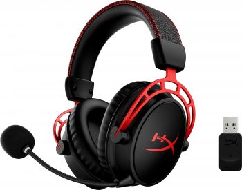 Ігрова гарнітура HyperX Cloud Alpha WL, Black/Red (4P5D4AA) Ігрова гарнітура HyperX Cloud Alpha WL, Black/Red (4P5D4AA) | Фото 10