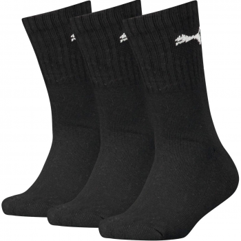 Набір шкарпеток Puma Junior Crew Sock 3P 907958-01 35-38 3 пари чорні | Фото 1