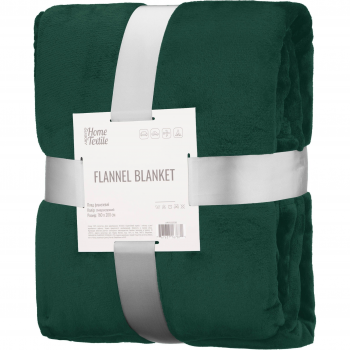 Плед ARDESTO Flannel 160х200см, смарагдовий (ART0223SB) | Фото 1