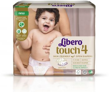 Підгузки LIBERO Touch 7-11 кг розмір 4 44 шт (7322541750217) | Фото 3