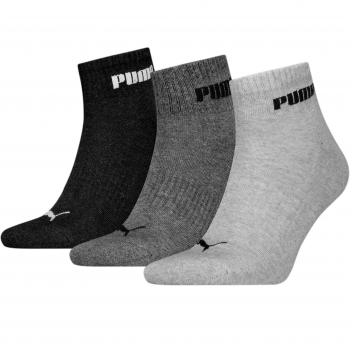 Шкарпетки Puma Unisex New Generation Cushioned Quarter 3P 938393-03 39-42 3 пари різнокольорові | Фото 1