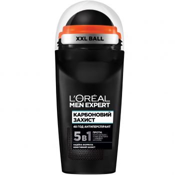 Купить дезодорант и антипреспирант L`Oreal Paris Men Expert Карбоновий захист для чоловіків 50 мл (3600523594061) | Фото 1