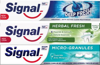 Зубна паста Signal Природна свіжість для сім'ї 75мл (5900300056002) Зубна паста Signal Природна свіжість для сім'ї 75мл (5900300056002) | Фото 4