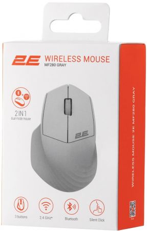 Миша 2E MF280 Silent WL BT Gray (2E-MF280WGR) | Фото 6