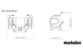 METABO DS 125 M, 200Вт (604125000) METABO DS 125 M, 200Вт (604125000) | Фото 4