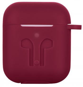 2Е для Apple AirPods Pure Color Silicone Imprint Marsala (2E-AIR-PODS-IBPCSI-3-M) | Фото 3