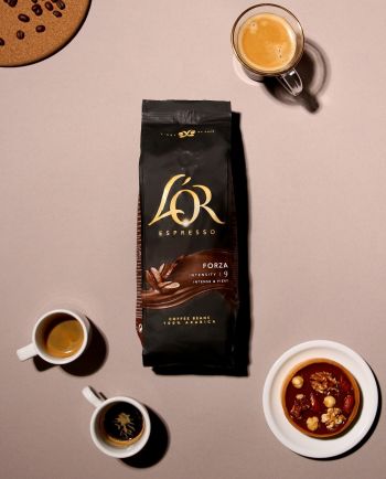 Кава L`OR зерна Espresso Forza, 1000г, 100% арабіка (8711000400760) | Фото 4