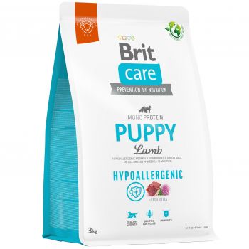  Brit Care Dog Hypoallergenic Puppy гіпоалергенний з ягням 3кг (8595602558964) | Фото 1