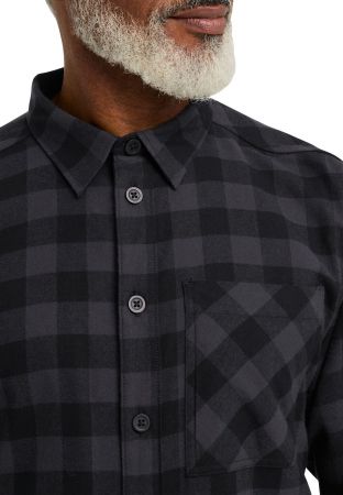 Сорочка чоловіча Jack Wolfskin Lite Flannel Shirt M XL чорна (4064886564328) Сорочка чоловіча Jack Wolfskin Lite Flannel Shirt M XL чорна (4064886564328) | Фото 3