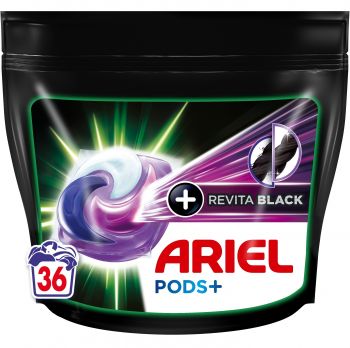 Купить стиральное средство Капсули для прання ARIEL Pods All-in-1 Revitablack 36 шт (8001090804204) | Фото 1