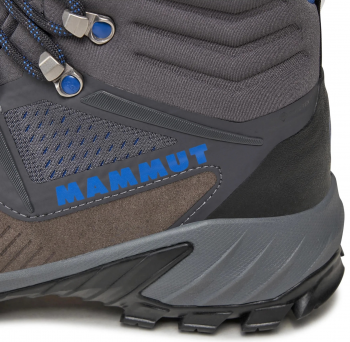Черевики чоловічі для хайкінгу Mammut Sapuen High GTX 3030-04241 41 1/3 (7.5 UK) сірі/сині | Фото 8