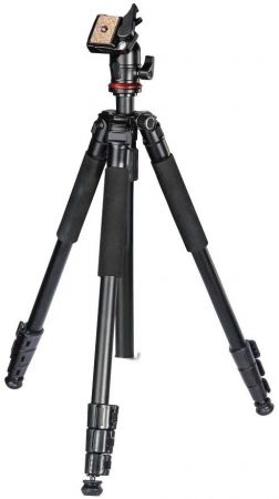 Штатив для фотокамер HAMA Traveller 163 Ball,47 -163 cm, чорний (00004291) | Фото 4