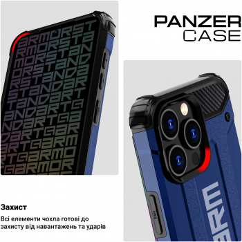 Чохол ArmorStandart Panzer для APPLE iPhone 11 Dark Blue (ARM70819) Чохол ArmorStandart Panzer для APPLE iPhone 11 Dark Blue (ARM70819) | Фото 6