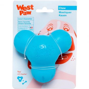 Іграшка для собак West Paw Tux Small Тукс для ласощів малий блакитний 10см (ZG040AQA) | Фото 1